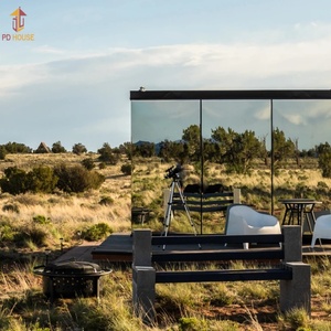 Luxury Mirror House Premium Nordic Design Prefab Cabin Modular Glamping Pod Prefabricated Houses - Product Image 4