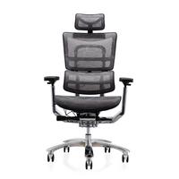 Chaise de bureau en maille de luxe de haute qualité Design ergonomique avec accoudoirs réglables Ordinateur pour les joueurs Pivotant