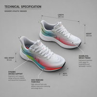 Chaussures de course confortables pour hommes YIDA, légères, toutes saisons, tige en tissu jacquard, absorbant la transpiration, anti-odeur, antidérapantes