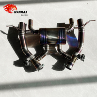 Sistema de Escape Catback Valvetronic de Titanio Completo para BMW G80 M3 G82 M4 S58 con Control Remoto Inalámbrico de Válvulas y Cuatro Salidas
