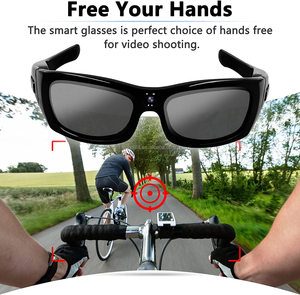 Lunettes de soleil sportives avec caméra vidéo, enregistreur, écouteurs sans fil Bluetooth et lecteur <span class=keywords><strong>MP3</strong></span> - Product Image 6
