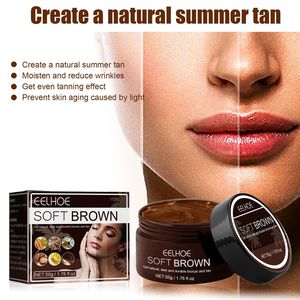 Crema Autobronceadora Suave Color Marrón, Bronceado Intensivo, Bronceador para Exteriores, Verano, Playa, Bronceado Duradero sin Sol, Loción Corporal Autobronceadora - Product Image 6