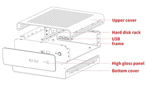 Tragbarer Mini-Heimcomputer I5-1240P Zentraleinheit 8GB 256GB Solid State Drive Desktop-Mini-<span class=keywords><strong>Computer</strong></span> - Product Image 4
