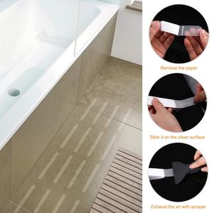 Cinta antideslizante <span class=keywords><strong>PEVA</strong></span> transparente de seguridad personalizada para baño escaleras bañera cinta - Product Image 3