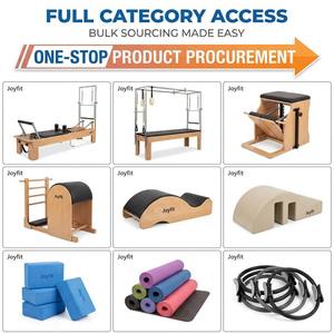Reformer professionnel en bois d'érable à double rail coulissant bidirectionnel, équipement <span class=keywords><strong>de</strong></span> fitness pour studio - Product Image 6