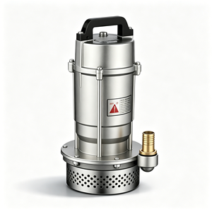 Pompe submersible monophasée QDX à aspiration par le bas, pompe submersible pour eau propre, pour l'extraction d'eau de puits domestique - Product Image 1