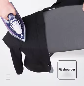 Planche à repasser pliante sur pied avec grille en fer, support en tube d'acier, design multifonctionnel <span class=keywords><strong>et</strong></span> portable, inclut un porte-<span class=keywords><strong>vêtements</strong></span> - Product Image 6
