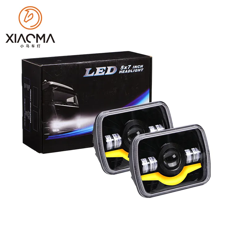 Hot Selling Automotive Led Work Lamp DRL 575In Use For Jeep Cherokee XJ Comanche MJ Dodge Colt Led Headlight
