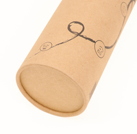 Boîtes cylindriques personnalisées écologiques en papier kraft rond pour cartes postales, soins de la peau, vin, parfum, emballages alimentaires