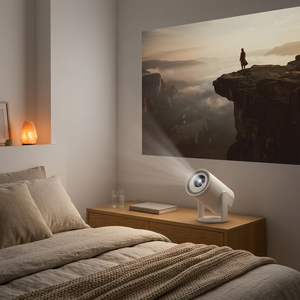 Dcolor Mini Projector 4K Short <b>Throw</b> Portable Android 14 Smart LED Home Theater Screen Projector Home Mini Cinema Projector - Product Image 1