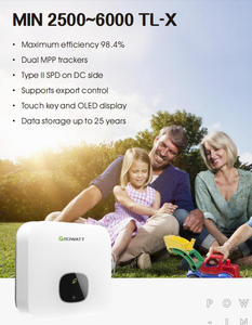 Onduleur solaire <span class=keywords><strong>Growatt</strong></span> connecté au réseau 3KW 5KW MIN 5000TL-X <span class=keywords><strong>SPF</strong></span> 3000TL HVM 24V 48V Monophasé - Product Image 3