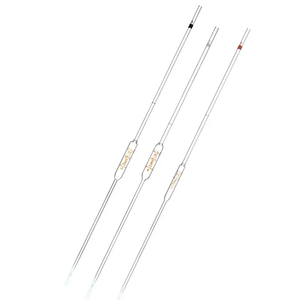 Pipeta volumétrica graduada transparente de laboratorio pipetas medidoras de vidrio de 10ml y 20ml - Product Image 5