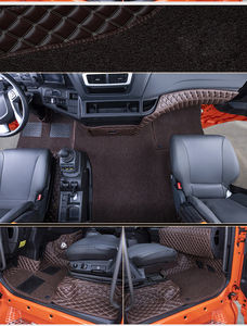 Accesorios Interiores de Lujo para Camión con Diseño de Diamante, Tapetes de Cuero PVC para Camiones <span class=keywords><strong>Volvo</strong></span> FH/Man TGA/TGV/Howo/SCANIA/DAF - Product Image 3