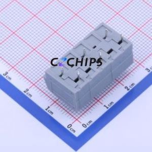 KF202-10.0-3P Spring Terminal Block Through hole Component (THT),P=10mm Connector 1x3P 10mm Gray 3P - Product Image 2