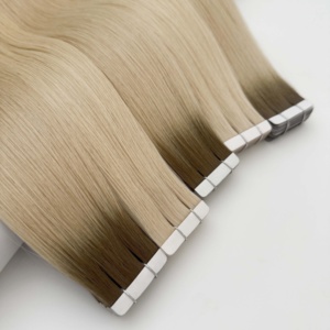 Extensiones de Cabello Adhesivas Finas Invisibles Europeas al por Mayor, Trama de Cabello Eslavo con Cutícula Alineada para Salón, Alta Calidad 2025 - Product Image 6
