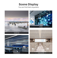 Pantalla de señalización Digital 3D de 55 pulgadas, pantalla de empalme, pared de vídeo LED, bisel estrecho de 3,5mm, Panel de pared de vídeo HD de 1080P, Sistema completo