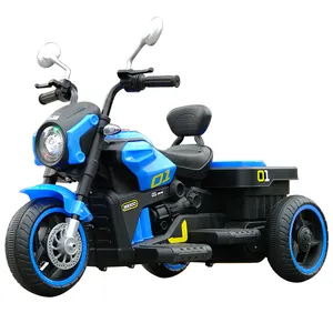 Bicicleta elétrica leve e legal para crianças, carro com 3 rodas, movido a bateria, passeio elétrico em motocicletas para crianças