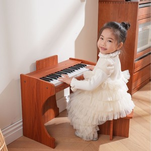 Piano électronique 49 touches rechargeable avec support en bois et tabouret pour enfants apprenant le musique - Product Image 5