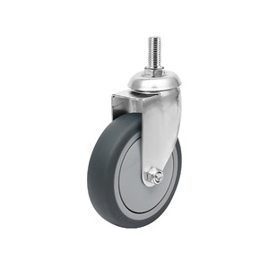 Probe Kostenlose 3/Zoll Heavy Duty PU auf Gusseisen Lenkrädern mit Fabrik preis - Product Image 4