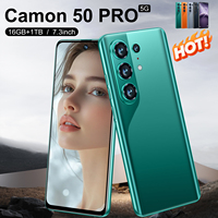 Teléfono Celular Camon 50 Pro 5G, Snapdragon 8 Gen 3, CPU de Alto Rendimiento, 16GB, 1TB, Pantalla HD+ de 7.3 Pulgadas, 8000mAh, Android 15, Desbloqueado