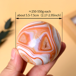 Wholesale High Quality Polished <b>Crystal</b> <b>Ball</b> Red Agate Sphere <b>Crystal</b> Sphere for Healing - Product Image 4