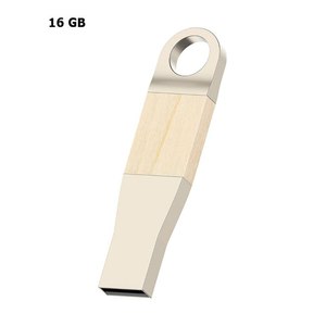 USB Metal-Wood Pen Drive 2GB Capacidad Bamboo Flash Drive con interfaz USB 3,0 Logotipo grabado impreso - Product Image 1