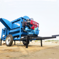 Haute capacité 2000KG par heure batteuse de soja de blé de riz