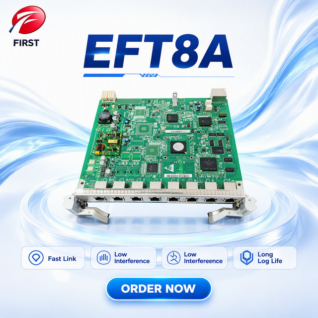 EFT8A 8-Port FE Ethernet Service Board 10/100Base-T Transparent Transmission Card for OSN1500 OSN2500 OSN3500