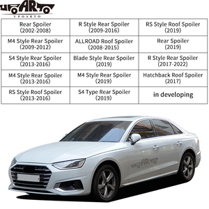 Gli accessori esterni includono lo Spoiler del bagagliaio posteriore dell'ala dello Spoiler del tetto del lunotto per <span class=keywords><strong>Audi</strong></span> <span class=keywords><strong>A4</strong></span> Sedan Avant - Product Image 2