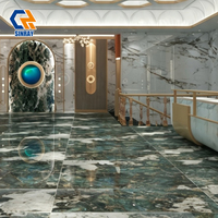 Azulejos de Porcelana 600x1200mm Antibacterianos Antideslizantes Resistentes a Ácidos con 1 Año de Garantía, Textura Imitación Piedra para Baño y Hotel
