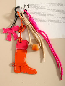 Cao bồi-phong cách con ngựa nhỏ màu-Khối dài khởi động, túi Mặt dây chuyền, cung đính cườm túi Mặt dây chuyền - Product Image 6