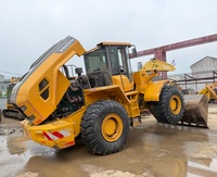 Chargeuse sur pneus Volvo L120H d'occasion en bon état, peinture d'origine, chargeuse frontale Volvo L120H d'occasion pour la construction