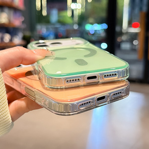 เคสโทรศัพท์ใสไล่เฉดสีแบบน้ำแข็ง สำหรับ iPhone 17 16 15 14 13 12 11 Pro Max ป้องกันแรงกระแทก ลายเพชร แม่เหล็ก - Product Image 4