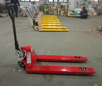 Weliftrich-Transpalette manuel, transpalette hydraulique à usage intensif avec roues en nylon, transpalette manuel 2T 3T 5T