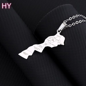 Collar con Colgante <span class=keywords><strong>de</strong></span> <span class=keywords><strong>Mapa</strong></span> <span class=keywords><strong>de</strong></span> Nación HY, Joyería <span class=keywords><strong>de</strong></span> <span class=keywords><strong>Marruecos</strong></span>, Acero Inoxidable, Nuevo Collar con Colgante <span class=keywords><strong>de</strong></span> <span class=keywords><strong>Mapa</strong></span> <span class=keywords><strong>de</strong></span> África y <span class=keywords><strong>Marruecos</strong></span> con Diseño Geométrico - Product Image 1