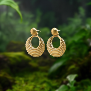 ER2506-53-90 Boucles d'oreilles créoles tendance - Product Image 3