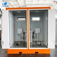 WC portable économique pour camping, extérieur, construction, événements - Conteneur préfabriqué, toilettes portables, salle de bain mobile