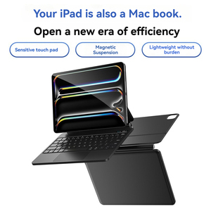 <span class=keywords><strong>Clavier</strong></span> Magique avec rétroéclairage et pavé tactile pour <span class=keywords><strong>iPad</strong></span> <span class=keywords><strong>Pro</strong></span> 11 pouces M4, <span class=keywords><strong>protection</strong></span> magnétique sans fil Bluetooth - Product Image 2