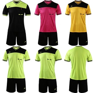 Seragam wasit sepak bola profesional, dengan saku, Kit Jersey olahraga, kaus wasit basket bergaris - Product Image 1
