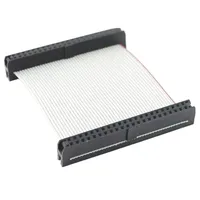 Cable de datos IDE para portátil, 44 pines, hembra a hembra, adaptador de extensión de cable plano, cable de conexión para disco duro HDD de 2.5 pulgadas para portátil