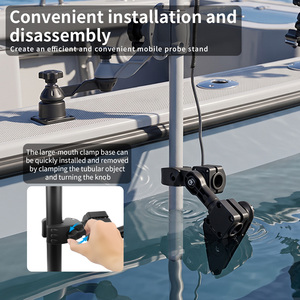 Soporte para transductor de sonda de pesca, abrazadera multiuso para Garmin Livescope LVS34 VIN-TYQ-FD09 - Product Image 6