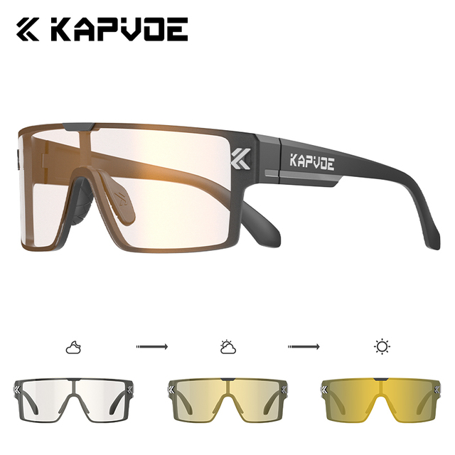 2025 Hot Sale Photochromic Lenses Sports Sunglasses Cycling Sunglasses Wholesale Sports Sunglasses Cycling Sun Glasses Men Women
