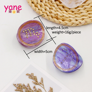 Juego de pinzas para el cabello de 12 Constelaciones de alta calidad <span class=keywords><strong>Escorpio</strong></span> y Virgo <span class=keywords><strong>con</strong></span> acetato de diamantes de imitación Símbolo del zodiaco Pinzas para el cabello - Product Image 5