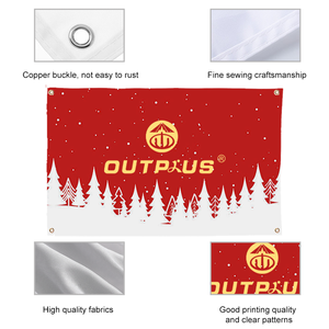 Logo personnalisé de haute qualité PVC Flex Material Business Sign Outdoor Vinyl Banner Printing for Commercial Windscreen Tennis Housing - Product Image 2