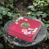 JH-Boîte en fer blanc moderne et élégante mi-automne pour le service et le stockage des aliments-pour chewing-gum pain nouilles biscuits