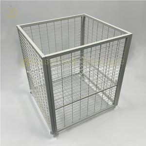 Yilian - Conteneur de fret en acier métallique pliable avec revêtement en poudre, recyclable, pour stockage à froid, fournisseur OEM - Product Image 4