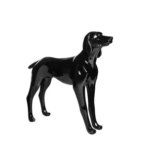 Esposizione calda del manichino nero del cane della decorazione domestica della finestra di vendita G5 BK