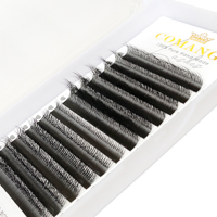 CoMango Fox 5D YY Forme Cachemire Mat Noir Volume Renard Cils Extension Faux Vison Soie Cils Facile Ventilateur Usine