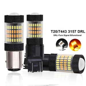 Bombilla LED para Intermitentes 3014 96SMD 1157 BAY15D 7443 T20 3157 T25 Canbus, Lámpara de Repuesto para Freno, Luz Trasera y DRL - Product Image 1