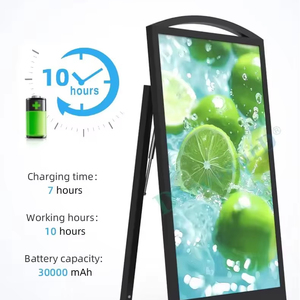 Pantalla LED Interactiva Portátil Recargable de 55 Pulgadas para Interiores, Resolución HD, IP65, P2.5, con Batería de 30000 mAh - Product Image 1